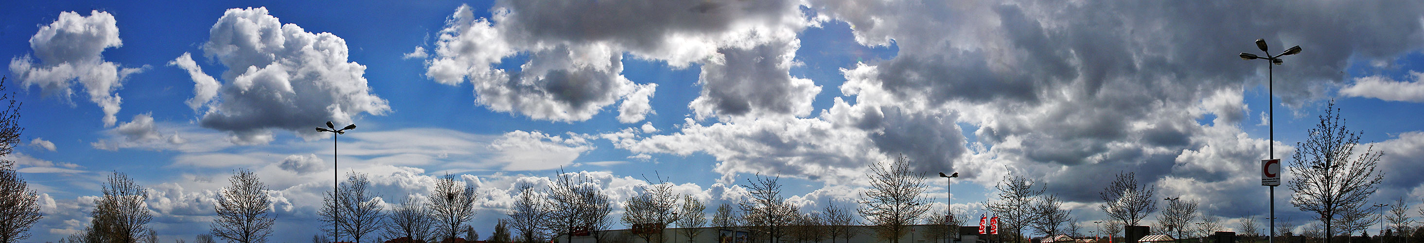 Wolkenpano Richtung Osterzgebirge