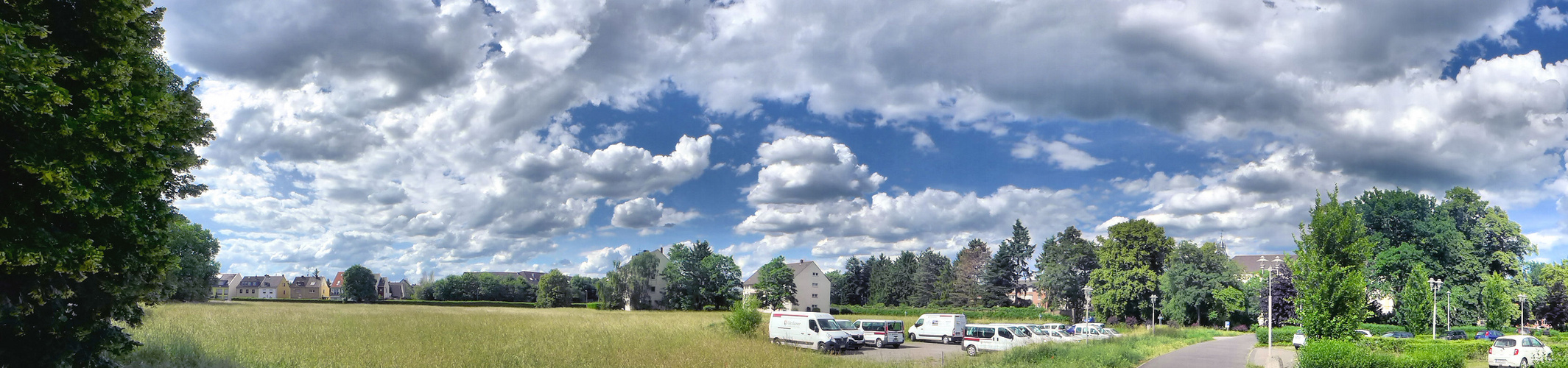 Wolkenpanorama am Pfingstmontag