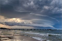 Wolkenphänomen auf Rügen