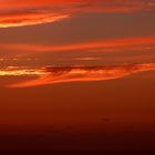 WolkenRegen im AbendSchein