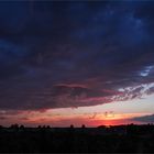 Wolkenrot zum Tagesausklang