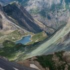 Wolkenschatten mit Bergsee