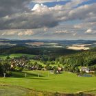 Wolkenschatten über dem Zittauer Gebirge