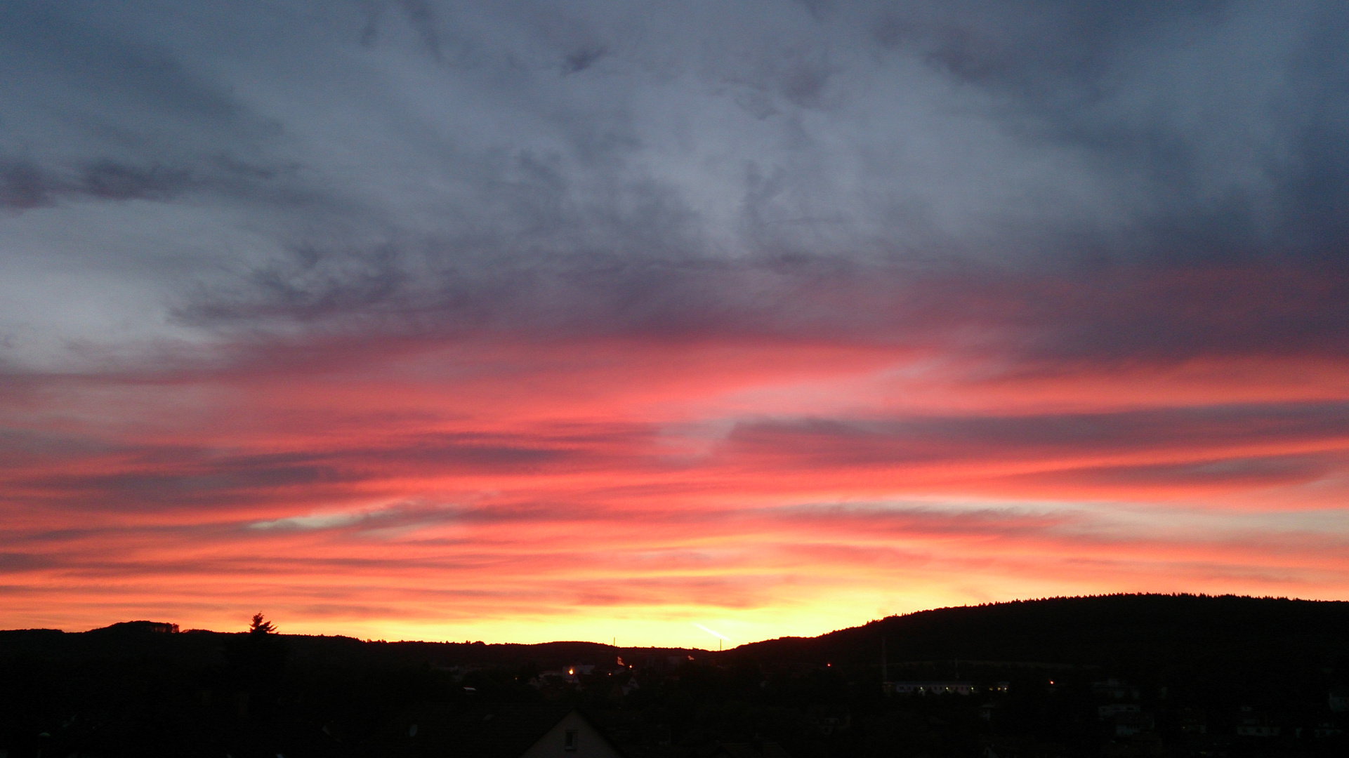 Wolkenschauspiel in Osthessen