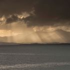 Wolkenschein in Oban Schottland