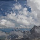 ---Wolkenschichten am Zugspitzgrat---