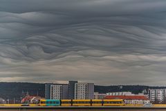 Wolkenschichtung über Dresden