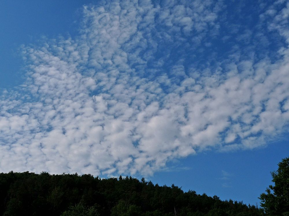 Wolkenschweif am Himmel