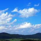 Wolkensimmung über dem Naturpark Habichtswald