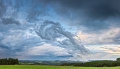 WolkenSkulptur - Auflösungsphase einer walzenartigen Turbulenz