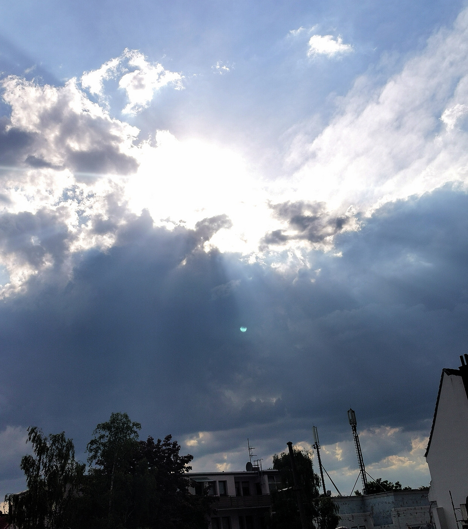 Wolkensonne