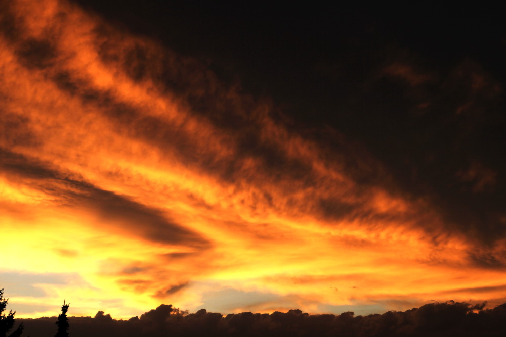 Wolkenspektakel über dem Landkreis Starnberg