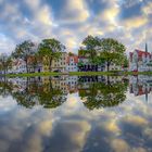 Wolkenspektakel über der Altstadtinsel