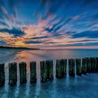 Wolkenspektakel zur blauen Stunde