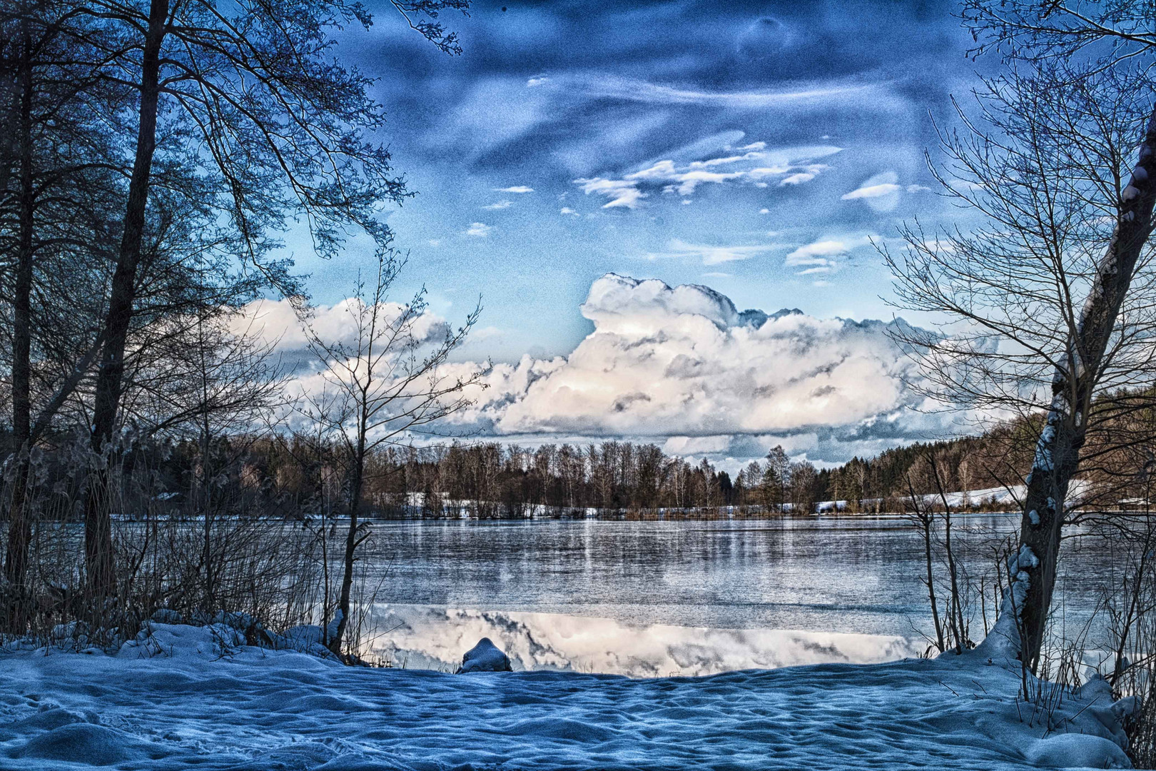 Wolkenspiegellung