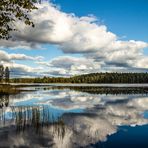 Wolkenspiegelung