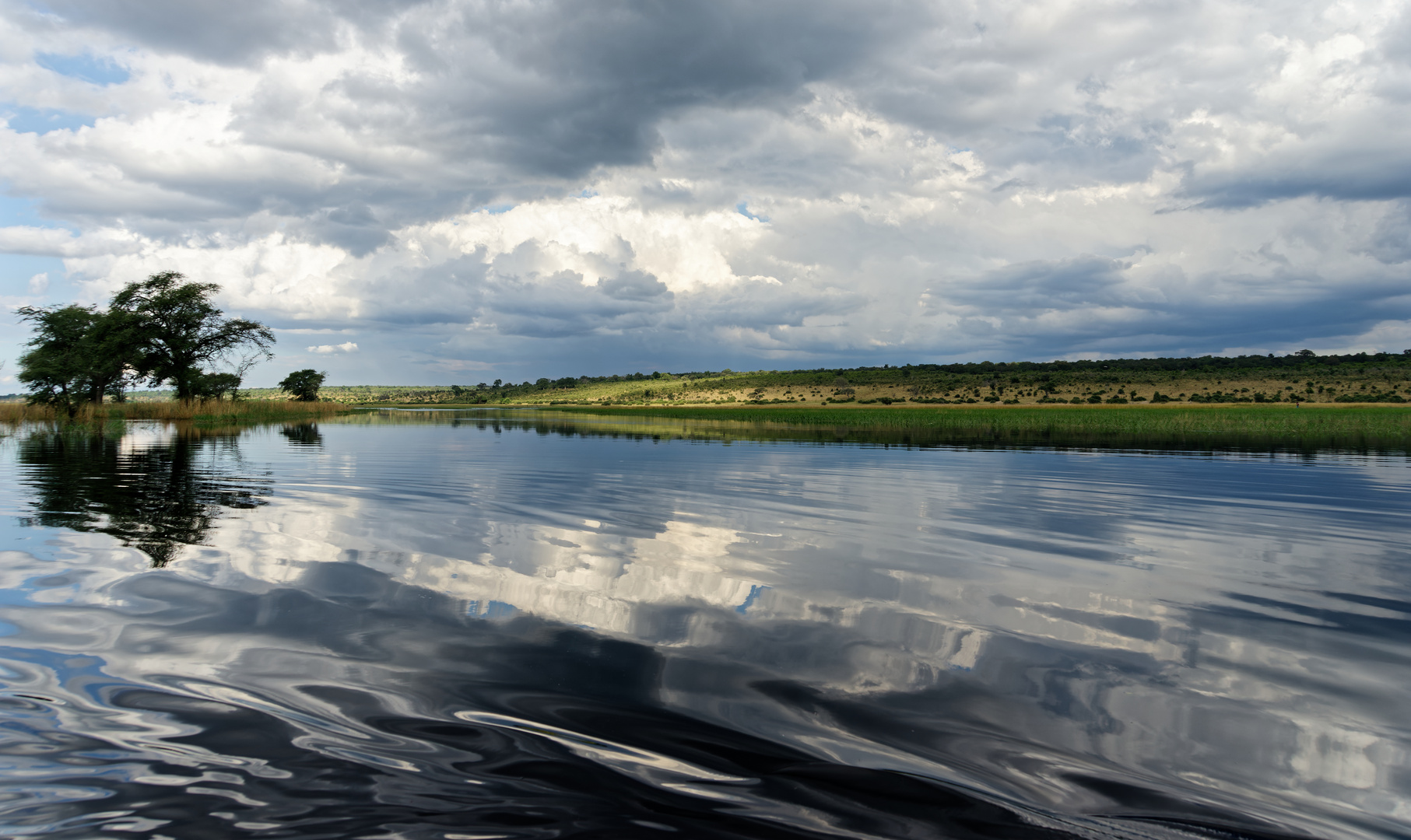 Wolkenspiegelung