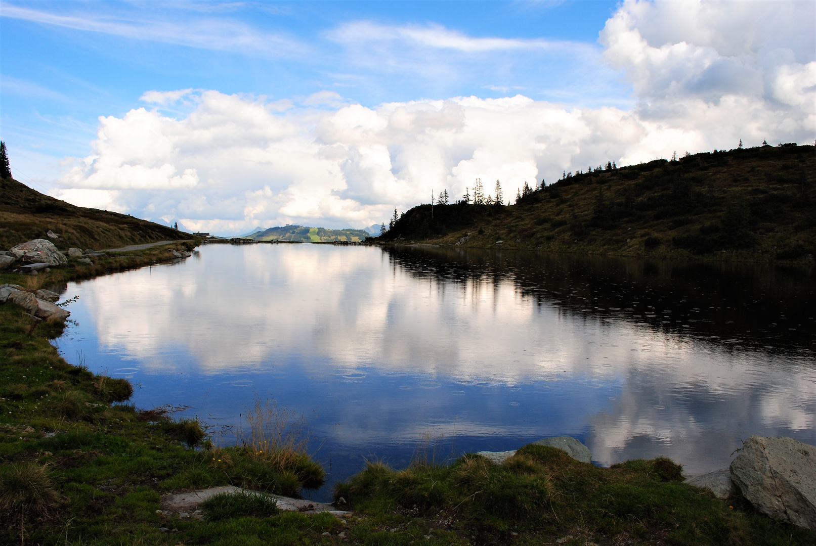 Wolkenspiegelung