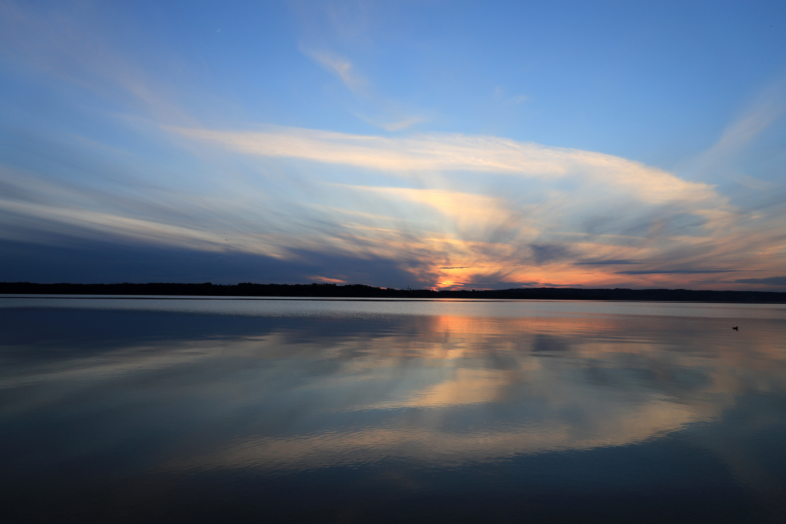 Wolkenspiegelung