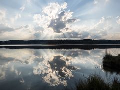 Wolkenspiegelung