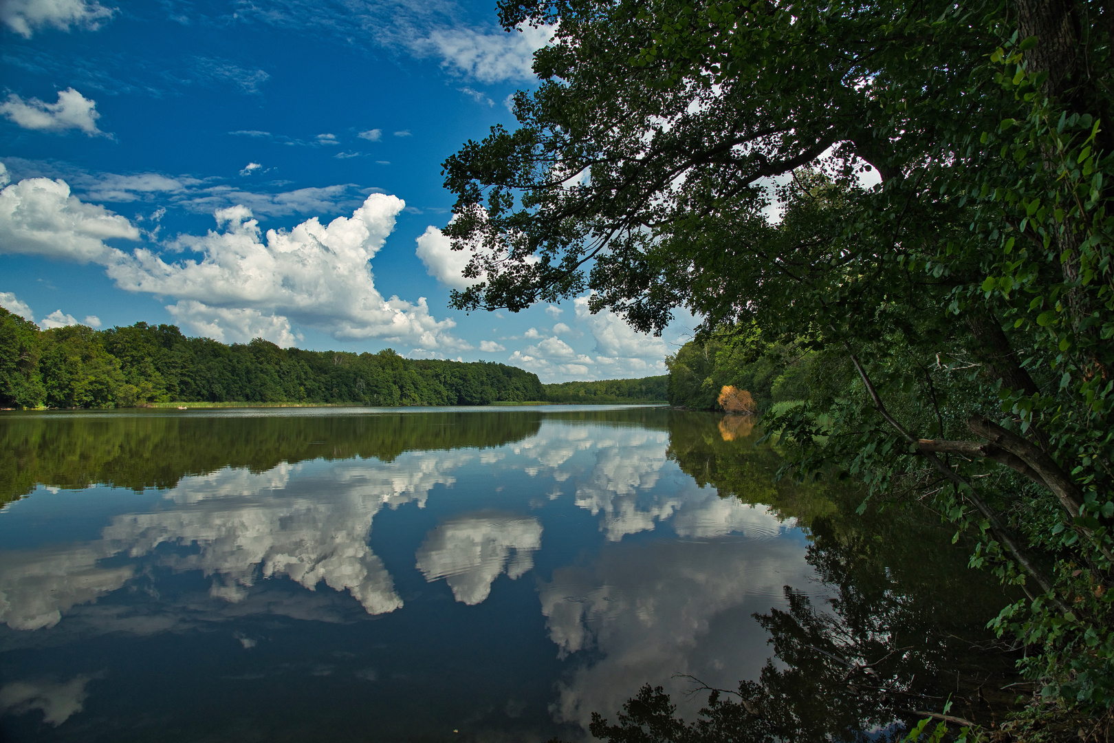 Wolkenspiegelung