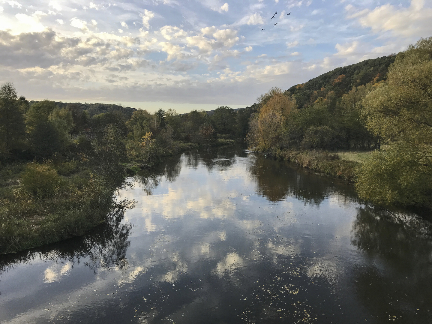 Wolkenspiegelung