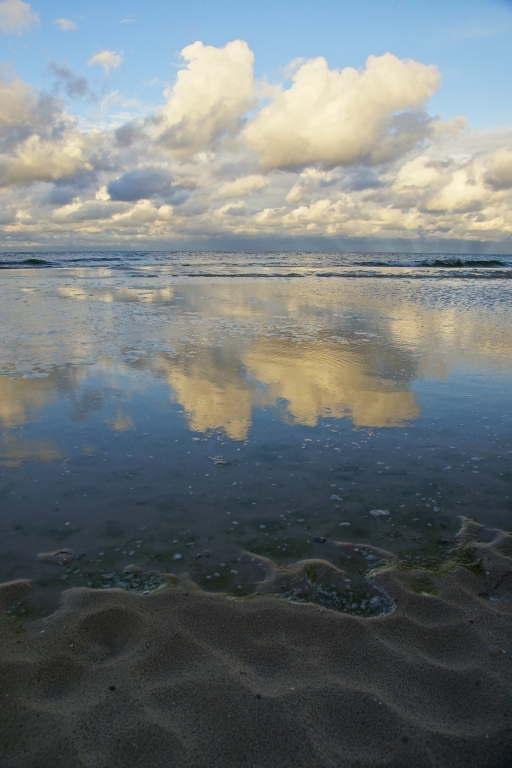 Wolkenspiegelung