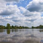 Wolkenspiegelung.