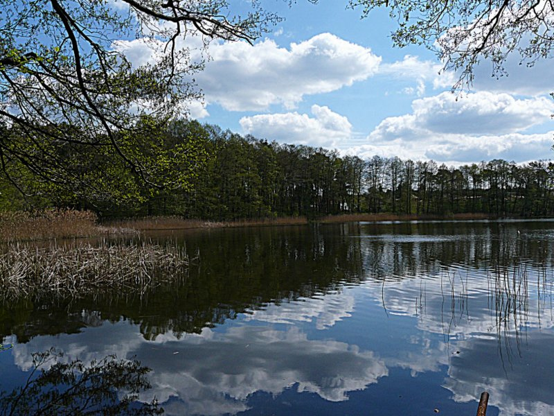 Wolkenspiegelung