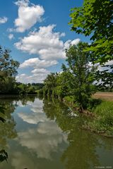 Wolkenspiegelung