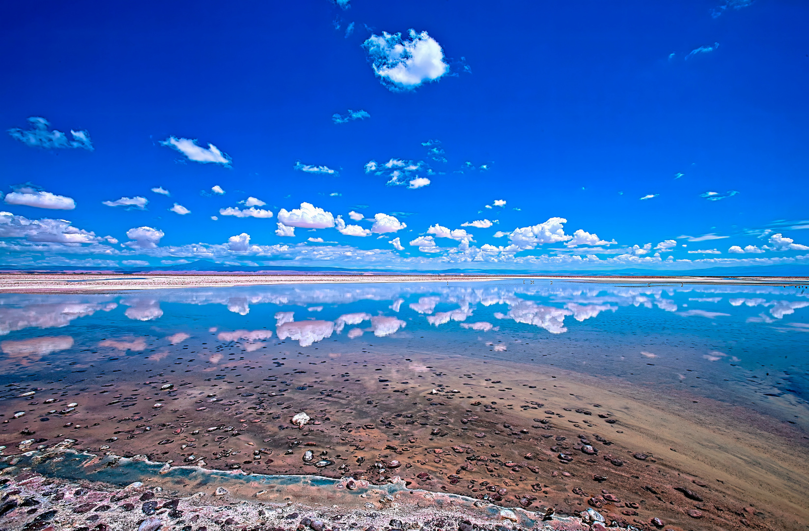 Wolkenspiegelung