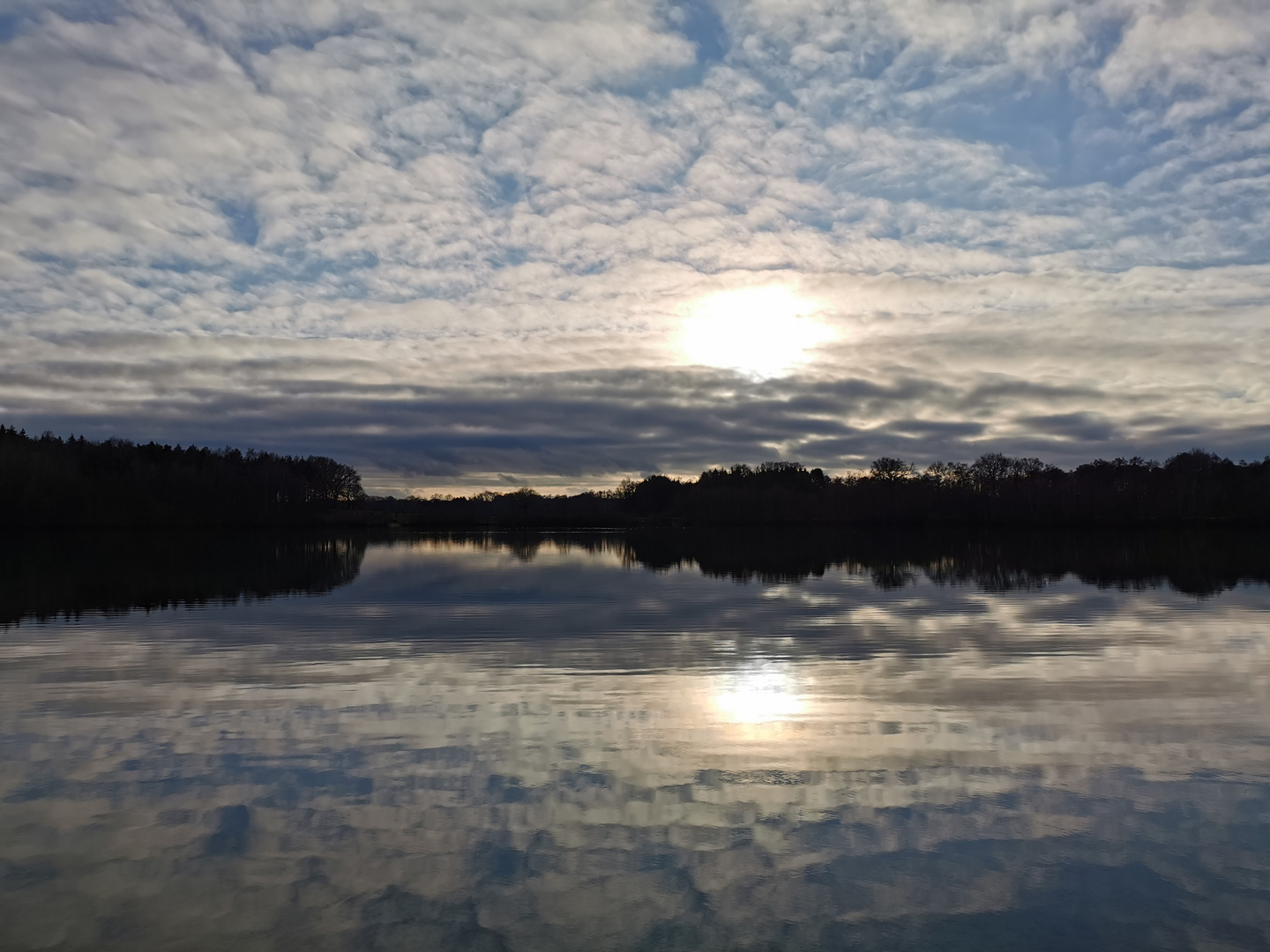 Wolkenspiegelung