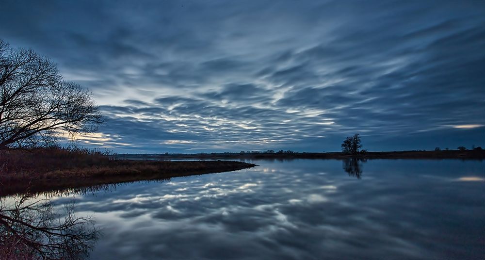 Wolkenspiegelung