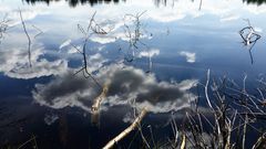 Wolkenspiegelung