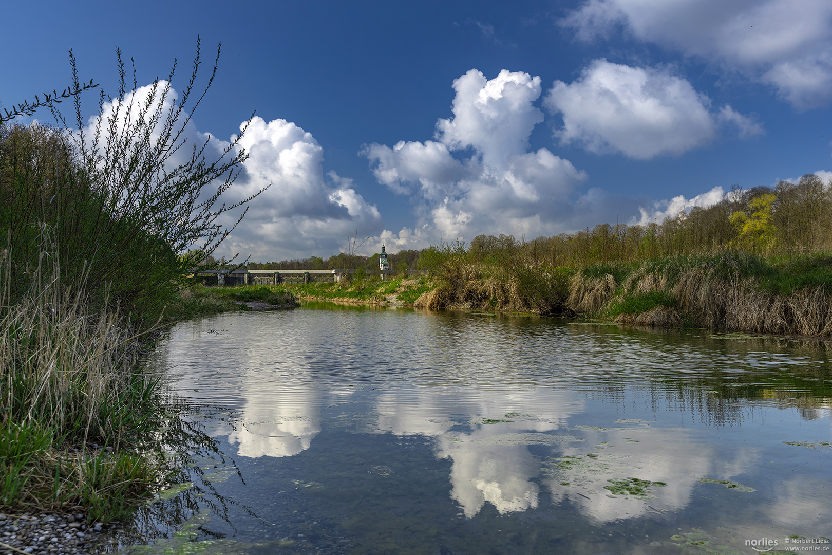 Wolkenspiegelung am Hochablass