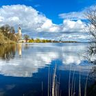 Wolkenspiegelung am Schweriner See