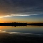 Wolkenspiegelung am See