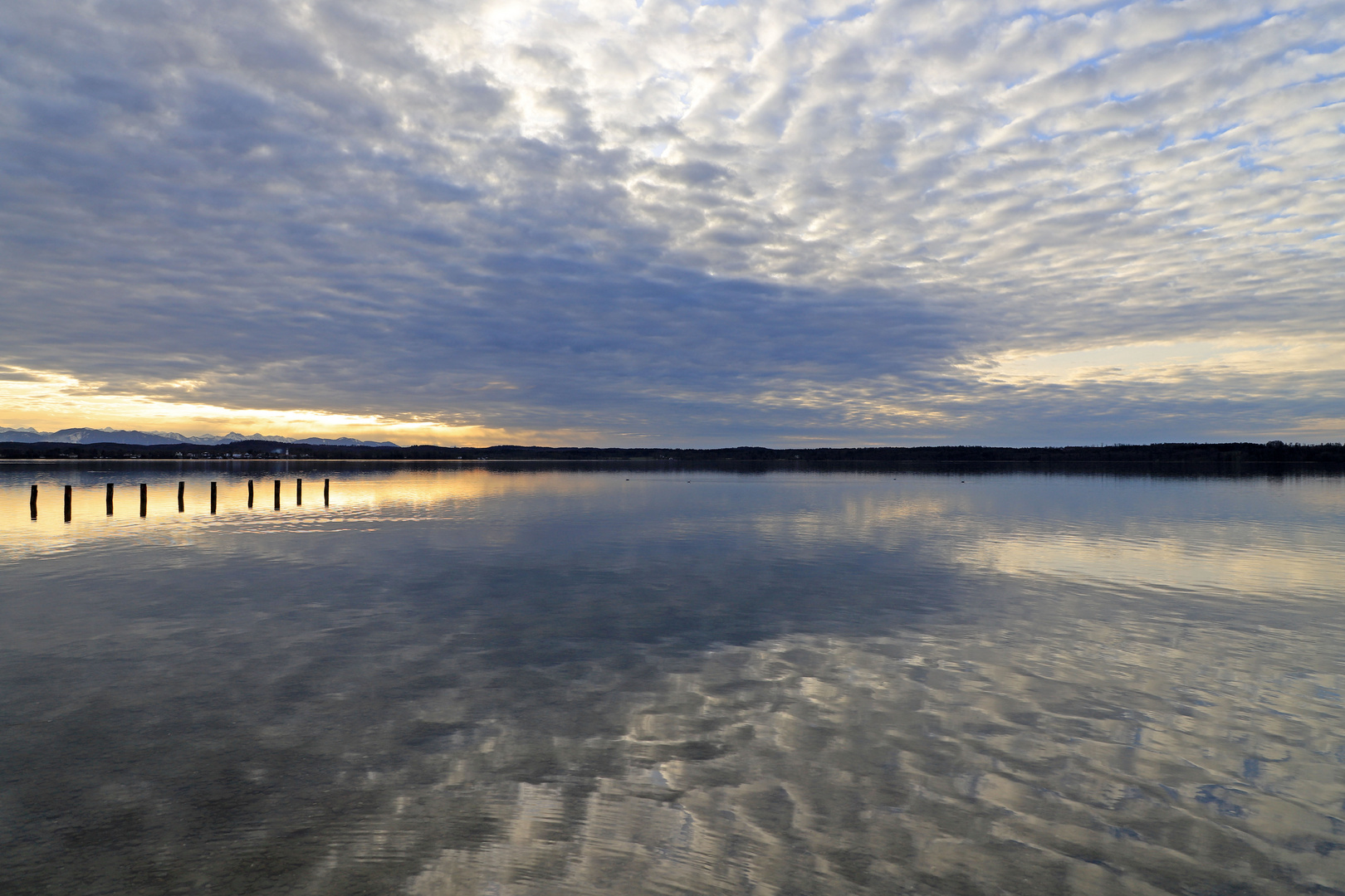 Wolkenspiegelung