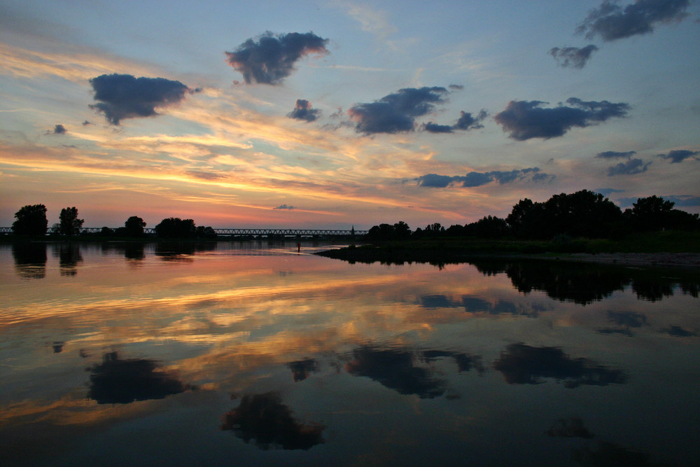 Wolkenspiegelung