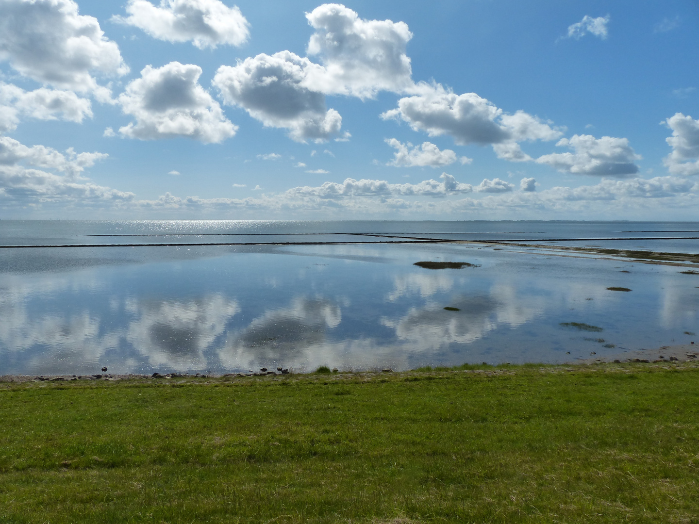 Wolkenspiegelung