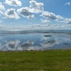 Wolkenspiegelung