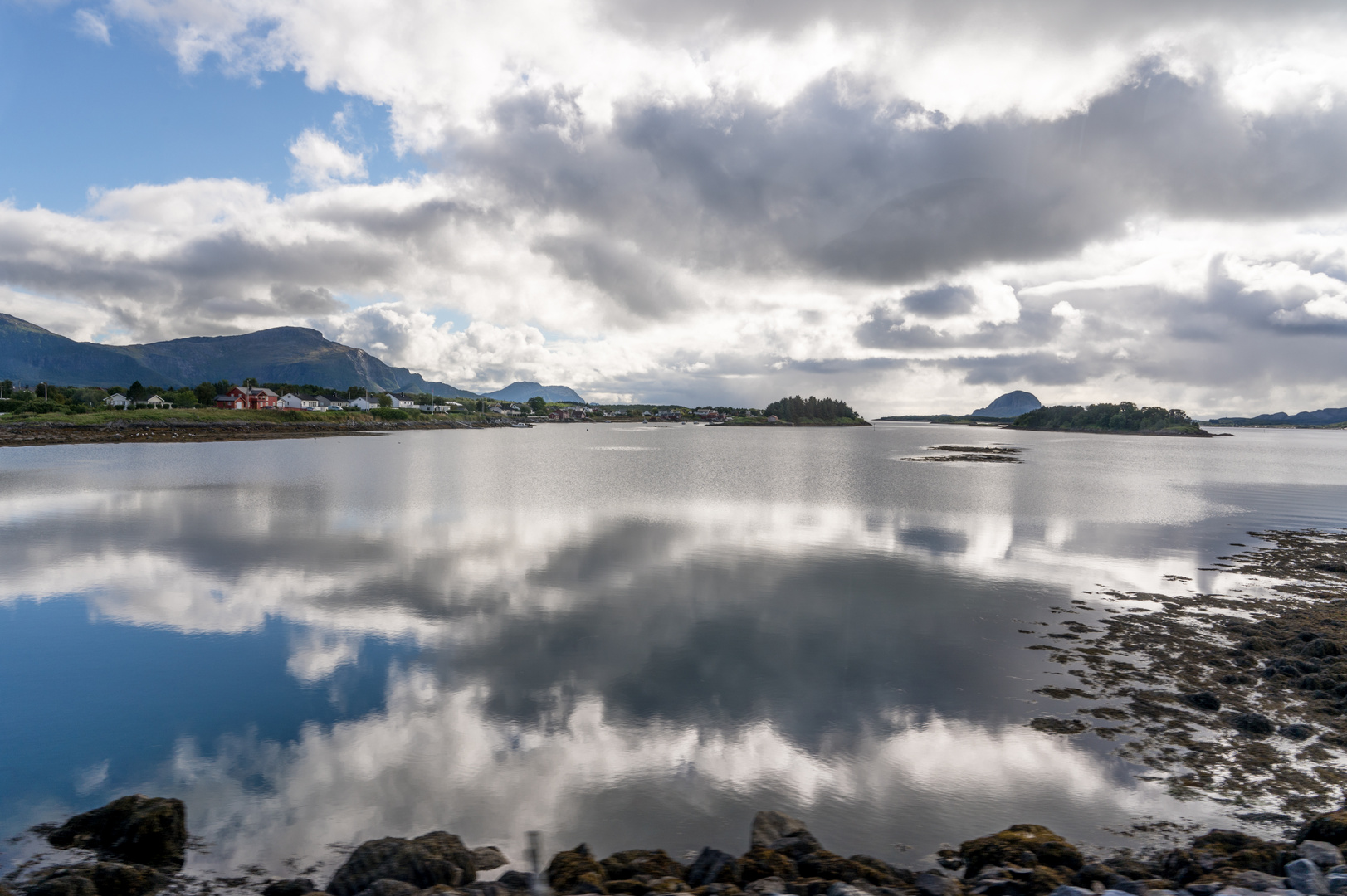 Wolkenspiegelung