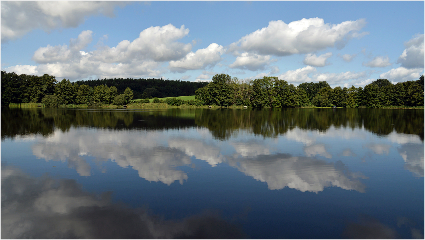 Wolkenspiegelung