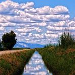 Wolkenspiegelung