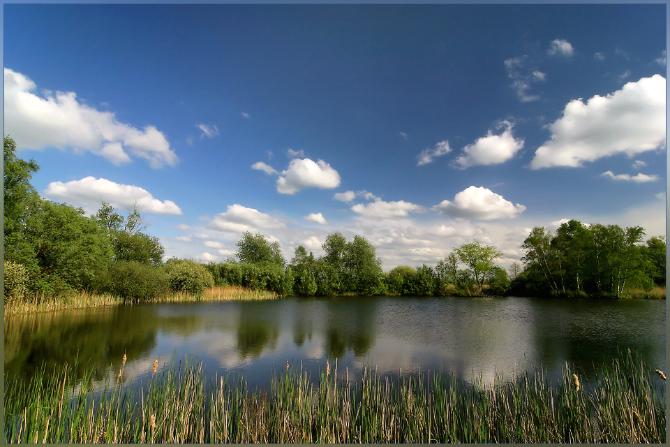 Wolkenspiegelung von Kerstin G