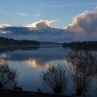 Wolkenspiegelung im Großen Plöner See am 11. November 2016