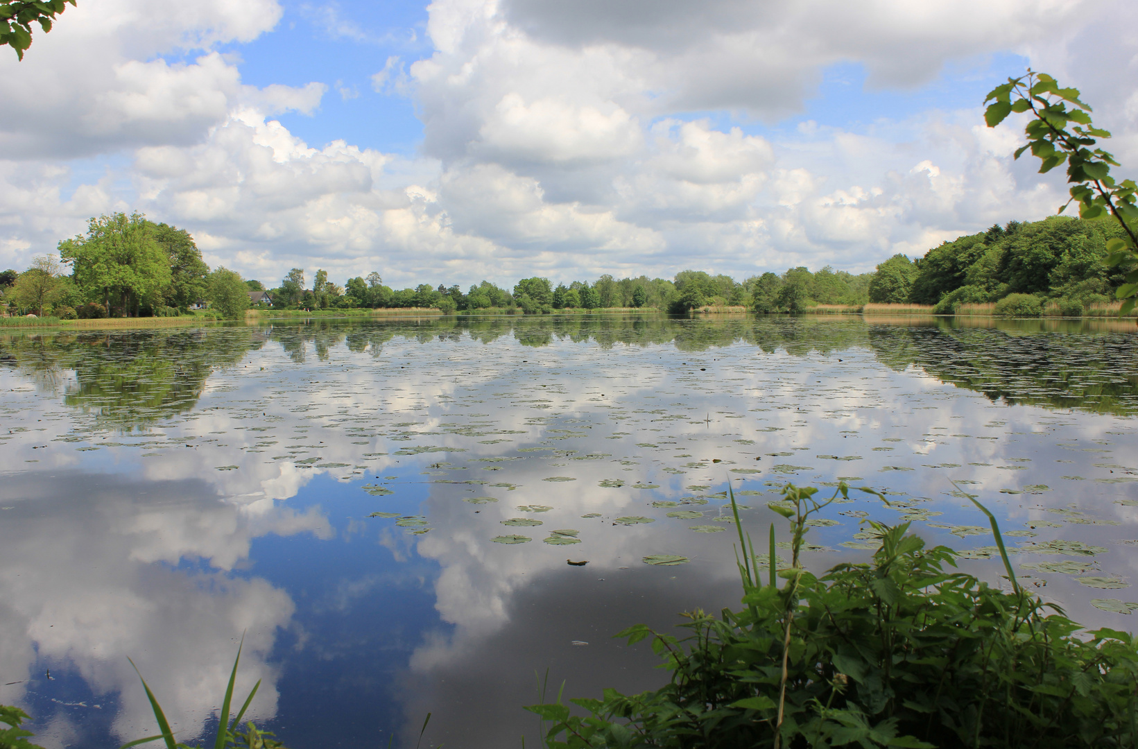 Wolkenspiegelung im See