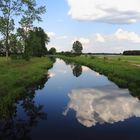 Wolkenspiegelung in der Nieplitz