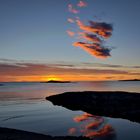 Wolkenspiegelung Sonnenaufgang Norwegen