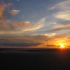 Wolkenspiel am Abend an der Nordsee